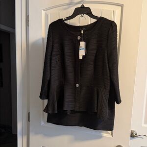 Elegant Black Women's 2 piece dress